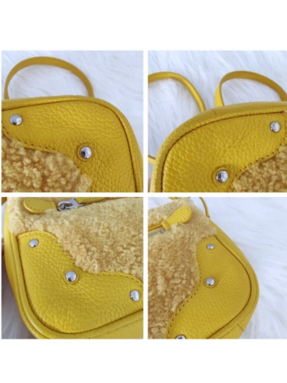 Coach Rhyder shearling crossbody bag #36490 EUC - Picture 9 of 9